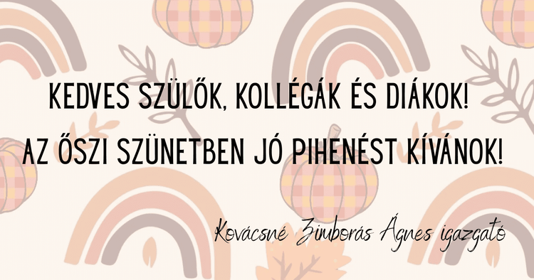 Őszi szünet