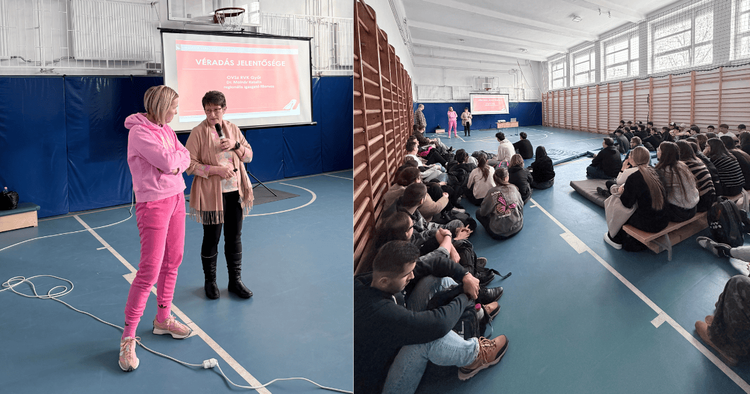 Véradásról szóló előadás