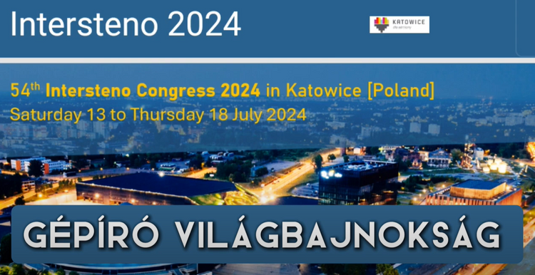 GÉPÍRÓ VILÁGNBAJNOKSÁG ÉS KONGRESSZUS 2024