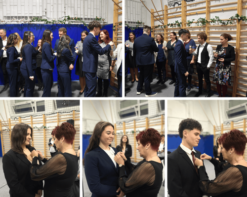 Szalagavató a Deákban