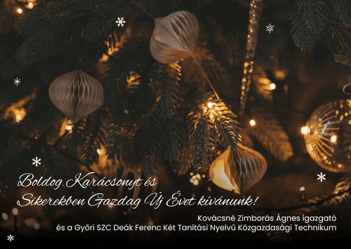 Karácsonyi üdvözlet