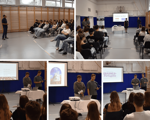Az Erasmus+ program lehetőségeivel ismerkedhettek a diákok a győri iskolában