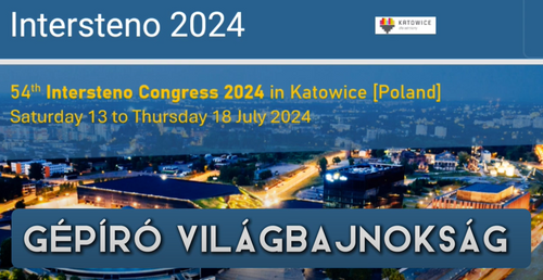 GÉPÍRÓ VILÁGNBAJNOKSÁG ÉS KONGRESSZUS 2024